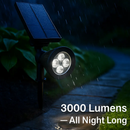 Outdoor Solar Spotlight for Walls and Pathways by LJGDeals