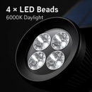 Outdoor Solar Spotlight for Walls and Pathways by LJGDeals