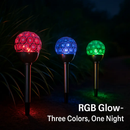 Outdoor RGB Ball Solar Garden Lights for Pathways by LJGDeals