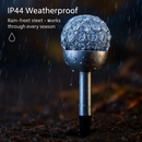 Outdoor RGB Ball Solar Garden Lights for Pathways by LJGDeals