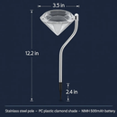 Solar Diamond Garden Light for Pathways and Patio by LJGDeals