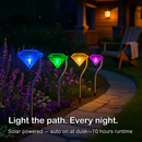Solar Diamond Garden Light for Pathways and Patio