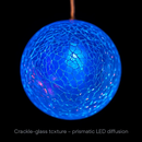 Solar Ball Wind Chime with Color-Changing LEDs Outdoor by LJGDeals