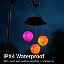 Solar Ball Wind Chime with Color-Changing LEDs Outdoor by LJGDeals