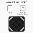 Tablet Case Organizer Elastic Band Tablet Sleeve For 9.7in Tablets w/ Double-sided Design For Mouse Earphone Card by LJGDeals