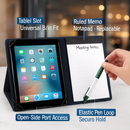 Tablet PC Protector Organizer Case For 9.7in Tablets Business Tablet Portfolio with Notepad Paper by LJGDeals