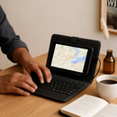 KOCASO Generic USB Keyborad & Leather Case Cover for MX780 Tablet PC in Black by LJGDeals