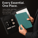 Padfolio Portfolio Folder Business Document Organizer PU Leather Padfolio Holder Case for 9.7" iPad Tablet Business Cards by LJGDeals