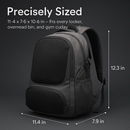Unisex School Backpack Casual Travel Shoulder Bag W/ Adjustable Straps Dual-Water Bottle Pouch Multiple Zippered Pockets For Gym Sports Travel School by LJGDeals
