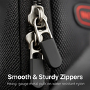 Unisex School Backpack Casual Travel Shoulder Bag W/ Adjustable Straps Dual-Water Bottle Pouch Multiple Zippered Pockets For Gym Sports Travel School by LJGDeals