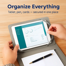 Organizer Case For 9.7in Tablet PC Business Tablet Portfolio w/ A5 Notepad Paper Pad Card Holder by LJGDeals