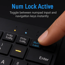 80-Key Mini Wired Keyboard with Tablet Stand by LJGDeals