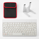 80-Key Mini Wired Keyboard with Tablet Stand by LJGDeals