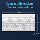 80-Key Mini Wired Keyboard with Tablet Stand by LJGDeals
