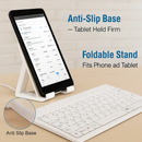 80-Key Mini Wired Keyboard with Tablet Stand by LJGDeals