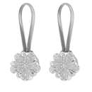 Magnetic Curtain Tiebacks with Extendable Floral Design by LJGDeals
