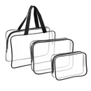 Clear Travel Bags Set for Toiletry Organization by LJGDeals