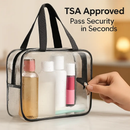 Clear Travel Bags Set for Toiletry Organization by LJGDeals