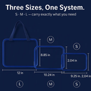 Clear Travel Bags Set for Toiletry Organization by LJGDeals