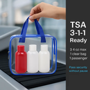 Clear Travel Bags Set for Toiletry Organization by LJGDeals