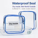 Clear Travel Bags Set for Toiletry Organization by LJGDeals