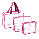 Clear Travel Bags Set for Toiletry Organization by LJGDeals