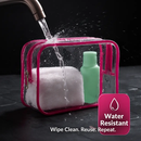 Clear Travel Bags Set for Toiletry Organization by LJGDeals