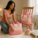 Diaper Bag Set with Changing Pad for Busy Parents by LJGDeals