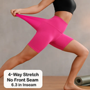 High-Waist Biker Shorts with Tummy Control for Workouts by LJGDeals