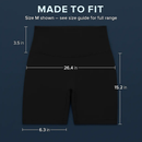 High-Waist Biker Shorts with Tummy Control for Workouts by LJGDeals