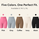 High-Waist Biker Shorts with Tummy Control for Workouts by LJGDeals