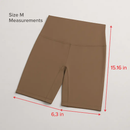High-Waist Biker Shorts with Tummy Control for Workouts by LJGDeals