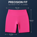High-Waist Biker Shorts with Tummy Control for Workouts by LJGDeals