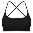 Cross Back Padded Sports Bra with Removable Pads by LJGDeals