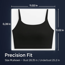 Women Sport Bras with Removable Pads, Low-Impact Square Neck by LJGDeals