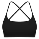 Cross Back Padded Sports Bra with Removable Pads by LJGDeals