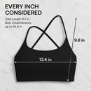 Cross Back Padded Sports Bra with Removable Pads by LJGDeals
