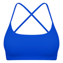 Cross Back Padded Sports Bra with Removable Pads by LJGDeals
