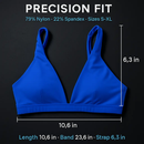 Women Deep V-Neck Sports Bra for Gym - Low-Impact Comfort by LJGDeals