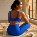 Women Deep V-Neck Sports Bra for Gym - Low-Impact Comfort by LJGDeals