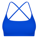 Cross Back Padded Sports Bra with Removable Pads by LJGDeals