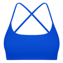 Cross Back Padded Sports Bra with Removable Pads by LJGDeals