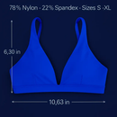 Women Deep V-Neck Sports Bra for Gym - Low-Impact Comfort by LJGDeals