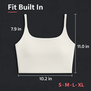 Women Sport Bras with Removable Pads, Low-Impact Square Neck by LJGDeals