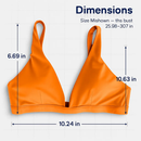 Women Deep V-Neck Sports Bra for Gym - Low-Impact Comfort by LJGDeals