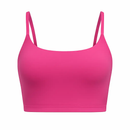 Women Sport Bras with Removable Pads, Low-Impact Square Neck by LJGDeals