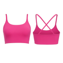 Women Sport Bras with Removable Pads, Low-Impact Square Neck by LJGDeals