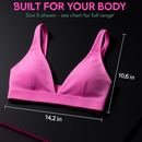 Women Deep V-Neck Sports Bra for Gym - Low-Impact Comfort by LJGDeals