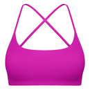 Cross Back Padded Sports Bra with Removable Pads by LJGDeals