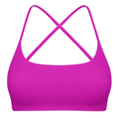 Cross Back Padded Sports Bra with Removable Pads by LJGDeals